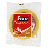 CINTA ADHESIVA 66X19 FIXO CARAMEL | 8 UNIDADES | (GRAFOPLAS)